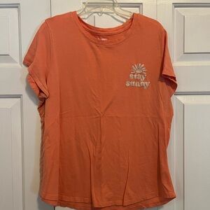 OLD NAVY BRIGHT CORAL T-SHIRT